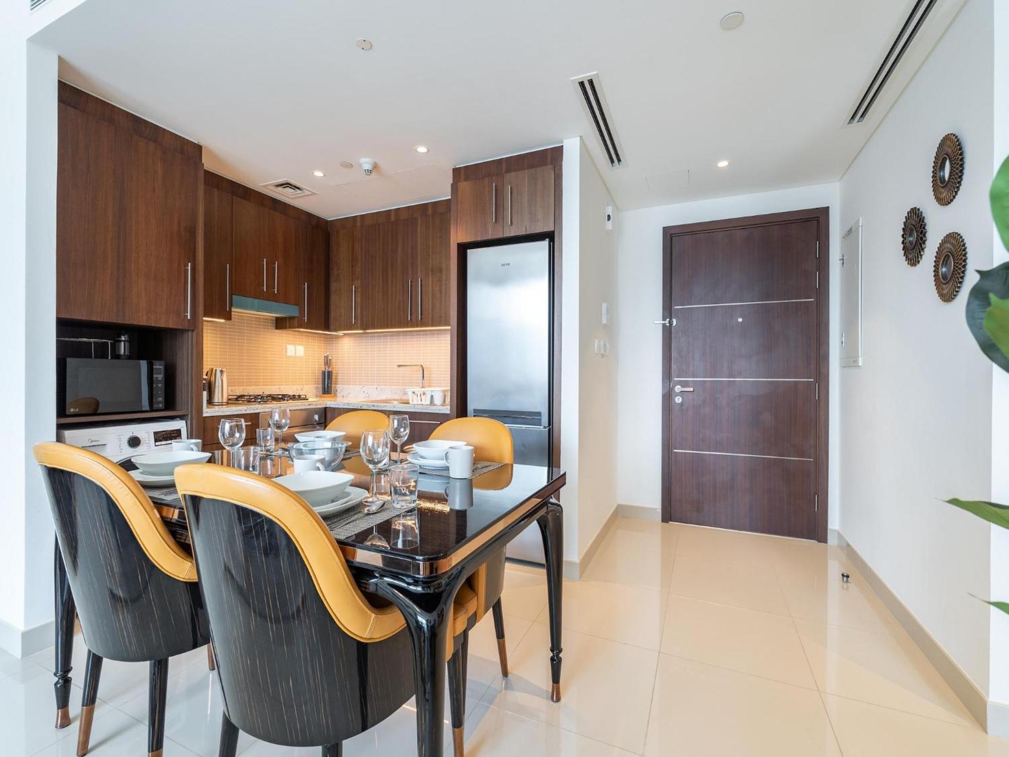 Luxurious Stylish Apartments Across Dubai Mall Burj Khalifa City Views Buitenkant foto