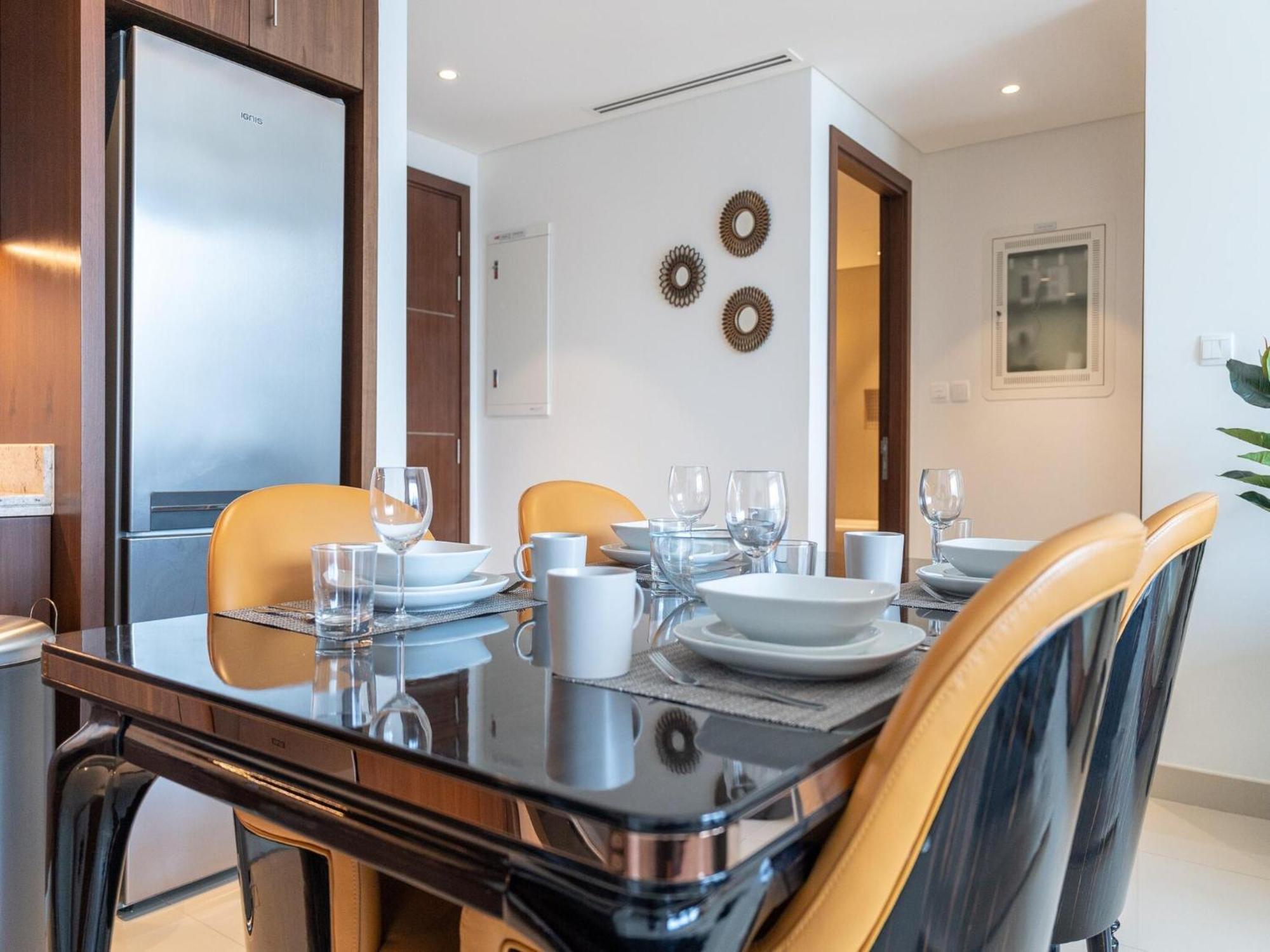 Luxurious Stylish Apartments Across Dubai Mall Burj Khalifa City Views Buitenkant foto